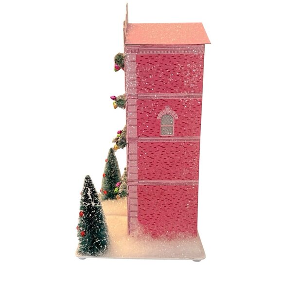 Anthropologie Emily Taylor Holiday Village House Cocoa & Mistletoe Christmas NIB - Picture 6 of 7